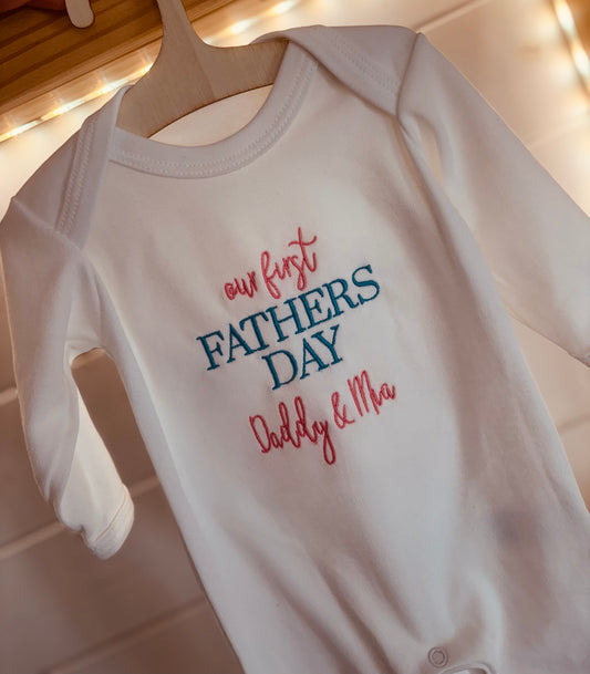 Our First Father's Day - Daddy & Baby